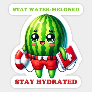 Lifeguard Melon - Hydration Hero Sticker